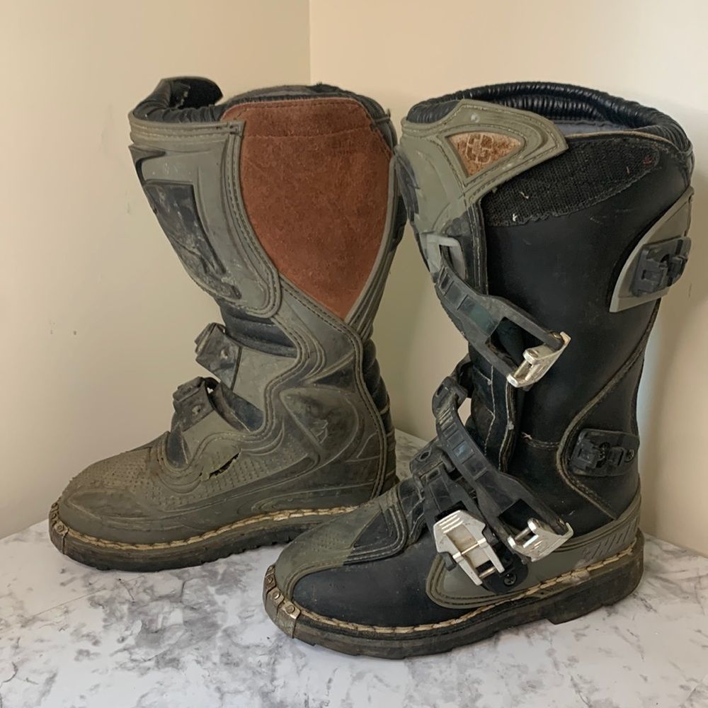 Unisex steampunk Motocross Boots Size 6 costume. Cosplay steampunk